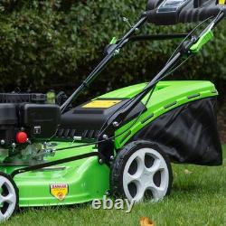 Dellonda 144cc 18/46cm Self-Propelled Petrol Lawnmower 4-Stroke