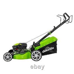 Dellonda 144cc 18/46cm Self-Propelled Petrol Lawnmower 4-Stroke