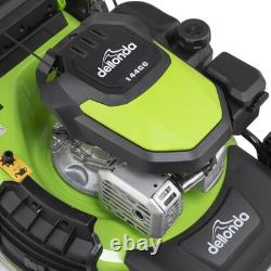 Dellonda 144cc 18/46cm Self-Propelled Petrol Lawnmower 4-Stroke
