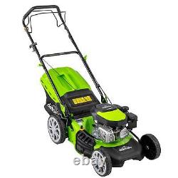 Dellonda 144cc 18/46cm Self-Propelled Petrol Lawnmower 4-Stroke