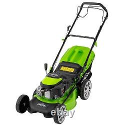 Dellonda 144cc 18/46cm Self-Propelled Petrol Lawnmower 4-Stroke