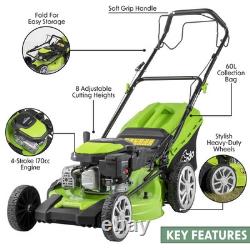 Dellonda 170cc 20/51cm Self-Propelled Petrol Lawnmower 4-Stroke/DG102