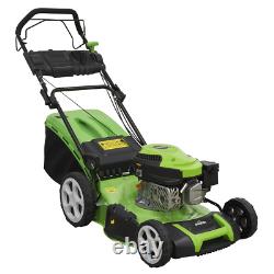 Dellonda Self-Propelled Petrol Lawnmower 144cc 18/46cm Refurbished Grade A