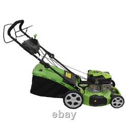 Dellonda Self-Propelled Petrol Lawnmower 144cc 18/46cm Refurbished Grade A