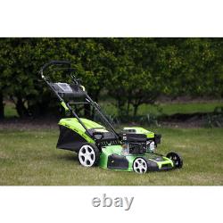 Dellonda Self-Propelled Petrol Lawnmower 144cc 18/46cm Refurbished Grade A