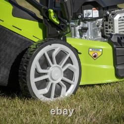 Dellonda Self-Propelled Petrol Lawnmower Grass Cutter 144cc 18/46cm 4-Stroke