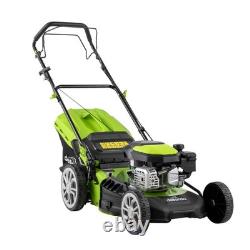 Dellonda Self Propelled Petrol Lawnmower Grass Cutter 144cc 4-Stroke DG101