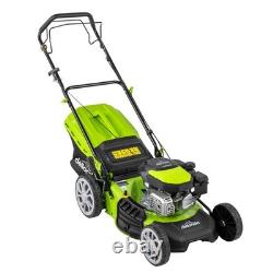 Dellonda Self Propelled Petrol Lawnmower Grass Cutter 144cc 4-Stroke DG101