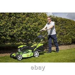 Dellonda Self Propelled Petrol Lawnmower Grass Cutter 144cc 4-Stroke DG101