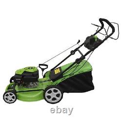 Dellonda Self Propelled Petrol Lawnmower Grass Cutter 144cc 4-Stroke DG101