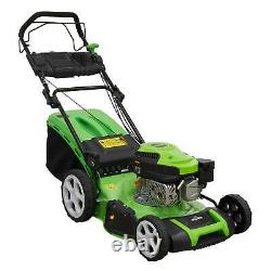 Dellonda Self-Propelled Petrol Lawnmower Grass Cutter 149cc 18/46cm 4-Stroke