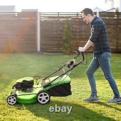 Dellonda Self-Propelled Petrol Lawnmower Grass Cutter 149cc 18/46cm 4-Stroke