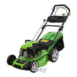 Dellonda Self-Propelled Petrol Lawnmower Grass Cutter 149cc 18/46cm 4-Stroke