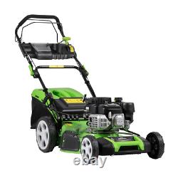 Dellonda Self-Propelled Petrol Lawnmower Grass Cutter 171cc 20/51cm 4-Stroke