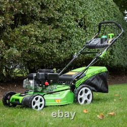 Dellonda Self-Propelled Petrol Lawnmower Grass Cutter 171cc 20/51cm 4-Stroke