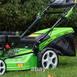 Dellonda Self-Propelled Petrol Lawnmower Grass Cutter 171cc 20/51cm 4-Stroke