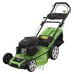 Dellonda Self Propelled Petrol Lawnmower Grass Cutter 171cc 4-Stroke DG102