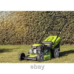Dellonda Self Propelled Petrol Lawnmower Grass Cutter 171cc 4-Stroke DG102