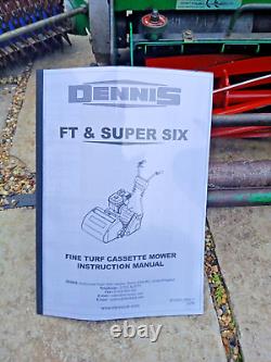 Dennis FT610 Mower & Cassettes Serviced & Sharpened Golf Cricket Bowls