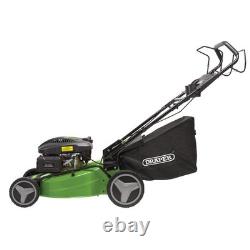 Draper 08673 Self-Propelled Petrol Lawn Mower with Mulching, 510mm, 173cc/4.4HP