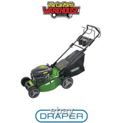 Draper 08673 Self-Propelled Petrol Lawn Mower with Mulching 510mm 173cc/44HP