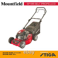 EX Mountfield SP185 Self Propelled Lawnmower ST140 OHV 139cc 46cm Blade Cut