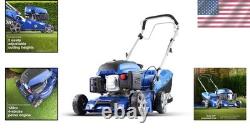 Effortless Self-Propelled Petrol Lawnmower 17 Cutting Width, 45L Collector