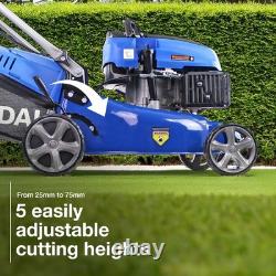 Effortless Self-Propelled Petrol Lawnmower 17 Cutting Width, 45L Collector