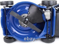 Effortless Self-Propelled Petrol Lawnmower 17 Cutting Width, 45L Collector