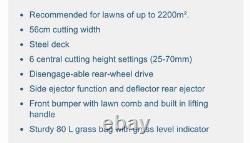 Einhell Gc-pm 56/2 S Hw 56cm Self Propelled Petrol Lawnmower