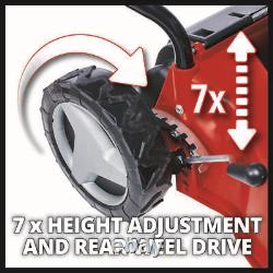 Einhell Petrol Lawnmower 40cm Self Propelled 2000W 4-Stroke 45L Refurb GRADE A