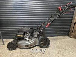 Erbauer ELMP170SP51 Petrol Lawn Mower 51cm 167cc self propelled vgc no grass box