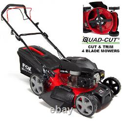 Ex Display 18 Petrol Lawn Mower Self Propelled 4 Blades 46cm 139cc Lawnmower