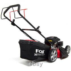 Ex Display 18 Petrol Lawn Mower Self Propelled 4 Blades 46cm 139cc Lawnmower