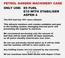 Ex Mountfield HP164 Hand Propelled Petrol Lawn Mower 39cm Blade 40L Grass Box