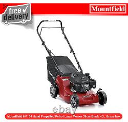Ex Mountfield HP164 Hand Propelled Petrol Lawn Mower 39cm Blade 40L Grass box