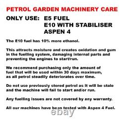 Ex Mountfield HP164 Hand Propelled Petrol Lawn Mower 39cm Blade 40L Grass box