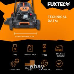 FUXTEC FX-RM5170 4PS 51cm Petrol Mower Self Propelled