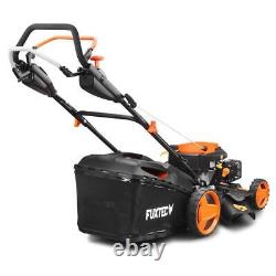 FUXTEC petrol 196cc self-propelled lawnmower 6HP 501mm cutting width 4in1 mulc