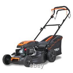 FUXTEC petrol lawnmower 51cm cutting 170cc 60L grass collector FX-RM5170