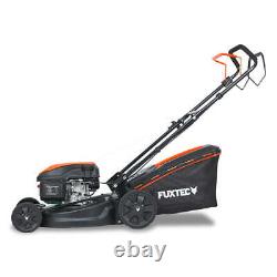 FUXTEC petrol lawnmower 51cm cutting 170cc 60L grass collector FX-RM5170