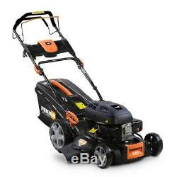 Feider T4640ES 4-in-1 Self-Propelled Petrol Lawnmower with Electric