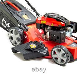 Fox Quad-Cut 560E 22 Electric Start Self Propelled Petrol Lawn Mower 196cc