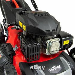 Frisky Fox Lawn Mower Petrol Self Propelled Lawnmower Recoil Start 510mm 20