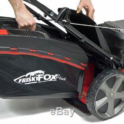 Frisky Fox PLUS Lawn Mower Petrol Self Propelled 4 Blade Quad-Cut 20 51cm
