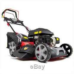 Frisky Fox Petrol Lawn Mower Self Propelled Lawnmower Recoil Start 51cm 20