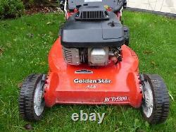 GOLD STAR RCD5300 2 SPEED SELF PROPELLED 53cm ROTARY PETROL LAWNMOWER KEY START