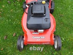 GOLD STAR RCD5300 2 SPEED SELF PROPELLED 53cm ROTARY PETROL LAWNMOWER KEY START