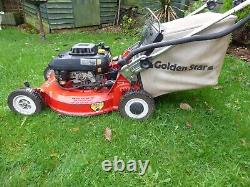 GOLD STAR RCD5300 2 SPEED SELF PROPELLED 53cm ROTARY PETROL LAWNMOWER KEY START