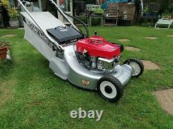 HONDA HR 216 QM 21 Self Drive Electric Start Rear Roller Petrol Lawnmower